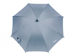 Accesorii bebe - Umbrela pentru carucior copii Bo Jungle gri cu factor protectie UV si prindere universala 