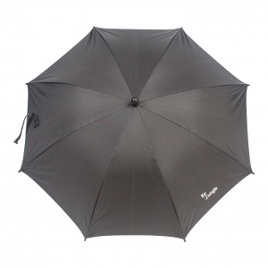Accesorii bebe - Umbrela pentru carucior copii Bo Jungle Neagra cu factor protectie UV si prindere universala