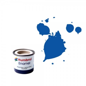 Jucarii - Vopsea modelism Humbrol 0151 Numar 14 French Blue Gloss 14 ml