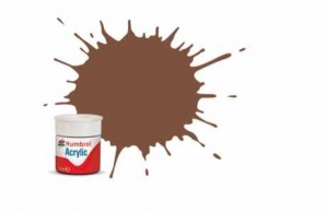 Desen - Vopsea modelism Humbrol 0186 Acrilic Numar 186 Brown Matt 12 ml