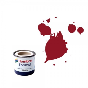 Jucarii - Vopsea modelism Humbrol 0223 Email Numar 20 Crimson Gloss 14 ml