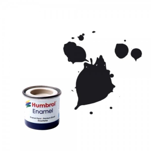 Jucarii - Vopsea modelism Humbrol 0237 Email Numar 21 Black Gloss 14 ml