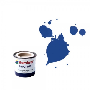 Desen - Vopsea modelism Humbrol 0271 Email Numar 25 Blue Matt 14 ml