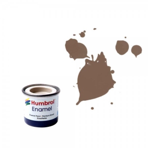 Desen - Vopsea modelism Humbrol 0312 Email Numar 29 Dark Earth Matt 14 ml
