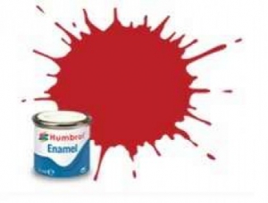 Jucarii - Vopsea modelism Humbrol 0655 Email Numar 60 Scarlet Matt 14 ml