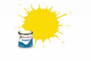 Jucarii - Vopsea modelism Humbrol 0761 Email Numar 69 Yellow Gloss 14 ml