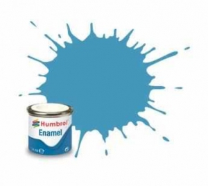 Jucarii - Vopsea modelism Humbrol 0984 Email Numar 89 Middle Blue Matt 14 ml