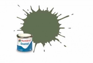 Jucarii - Vopsea modelism Humbrol 1122 Email Numar  102 Army Green Matt 14 ml
