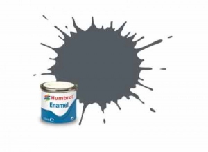 Jucarii - Vopsea modelism Humbrol 1376 Email Numar 125 US Dark Grey Satin 14 ml