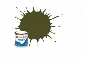 Jucarii - Vopsea modelism Humbrol 1688 Email Numar 155 Oive Drab Matt 14 ml