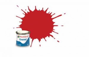 Jucarii - Vopsea modelism Humbrol 6608 Email Numar 220 Italian Red Gloss 14 ml
