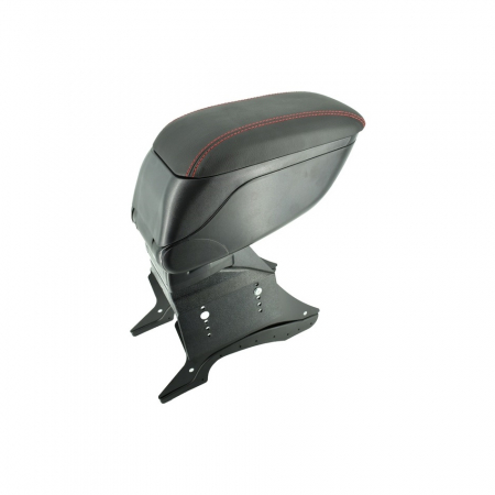 Cotiere auto - Cotiera universala cu baza metalica , Negru+cusatura rosie